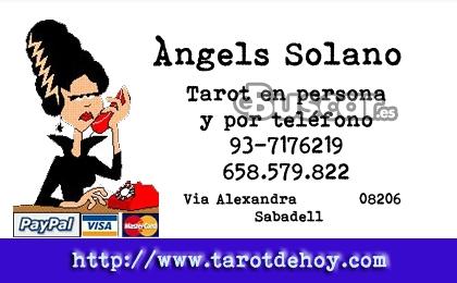 Tarot tradicional en persona en Sabadell con Angels o por telef. 937176219