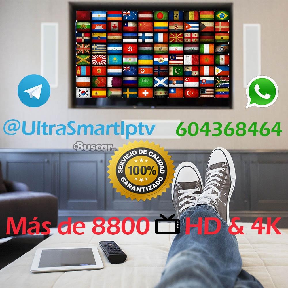 IPTV Estable con +8800 canales HD y 4K - Pruebalo 24h