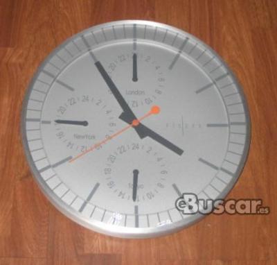 Reloj de cocina en aluminio